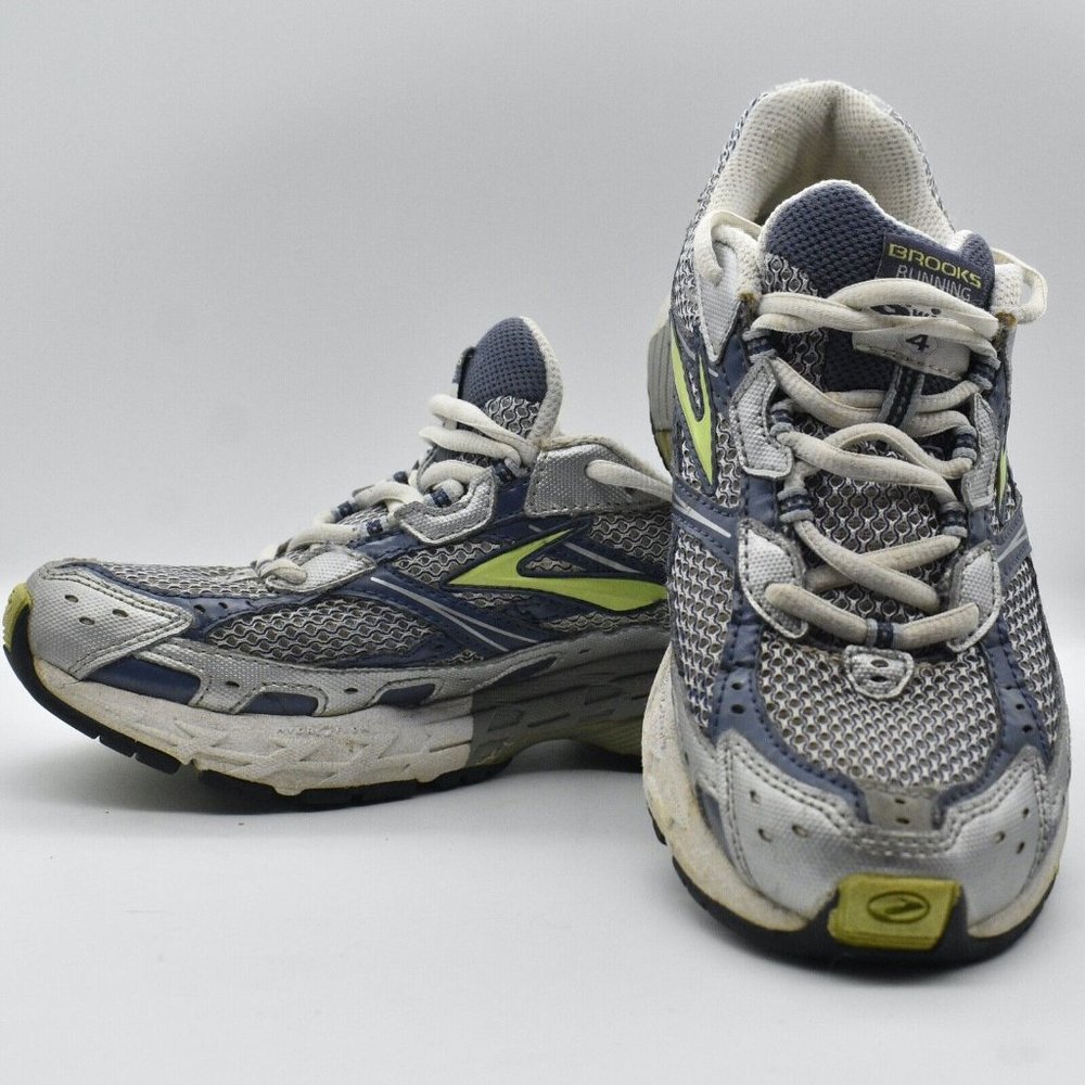Brooks Switch 4 Running Walking Shoes Low Gray Lace Up Sneakers Womens 7.5 M